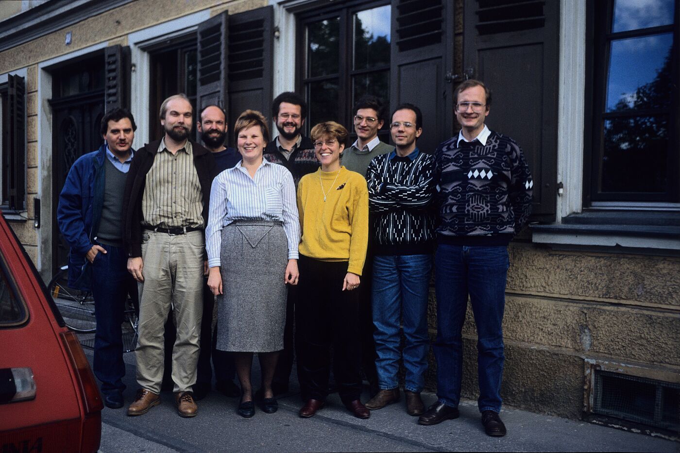 Das Gründungsteam des ADFC Bayern (v.l.n.r.): Erwin Leuthe, Martin Jobst, Dietrich Boerner, Traudl Schröder, Armin Falkenhein, Ellen Kramschuster, Bernhard Gaibler, Frieder Zeller, Albrecht Steindorff Das Gründungsteam des ADFC Bayern (v.l.n.r.): Erwin Leuthe, Martin Jobst, Dietrich Boerner, Traudl Schröder, Armin Falkenhein, Ellen Kramschuster, Bernhard Gaibler, Frieder Zeller, Albrecht Steindorff